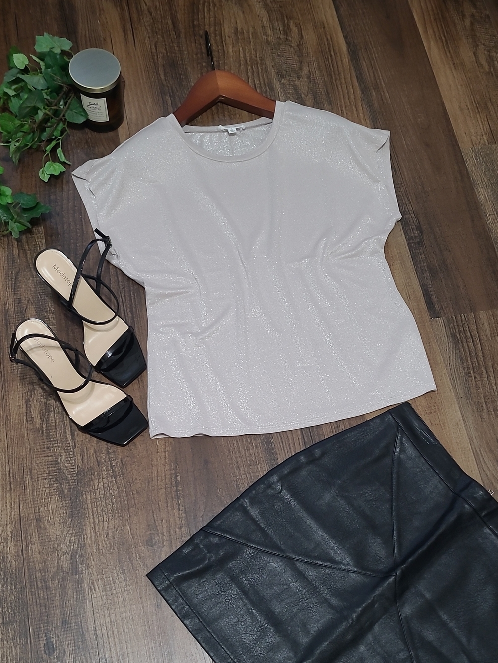 Champagne Shimmer Blouse